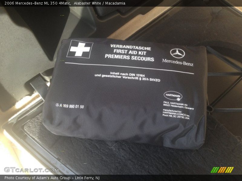 Alabaster White / Macadamia 2006 Mercedes-Benz ML 350 4Matic