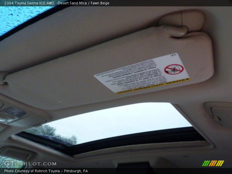 Desert Sand Mica / Fawn Beige 2004 Toyota Sienna XLE AWD