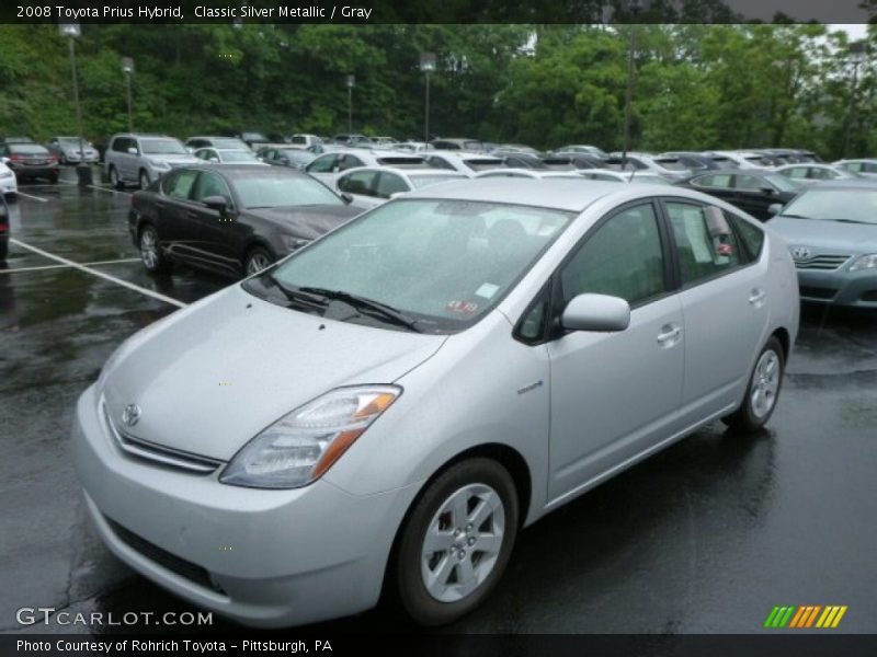 Classic Silver Metallic / Gray 2008 Toyota Prius Hybrid