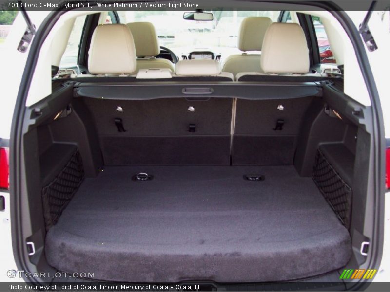 White Platinum / Medium Light Stone 2013 Ford C-Max Hybrid SEL