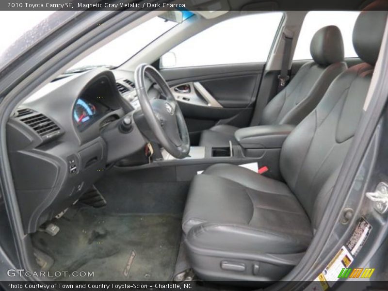  2010 Camry SE Dark Charcoal Interior