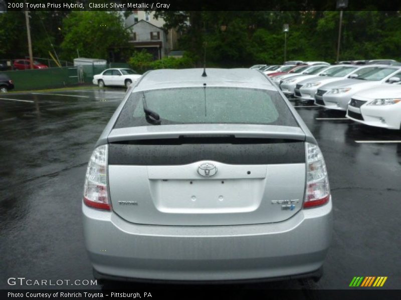 Classic Silver Metallic / Gray 2008 Toyota Prius Hybrid