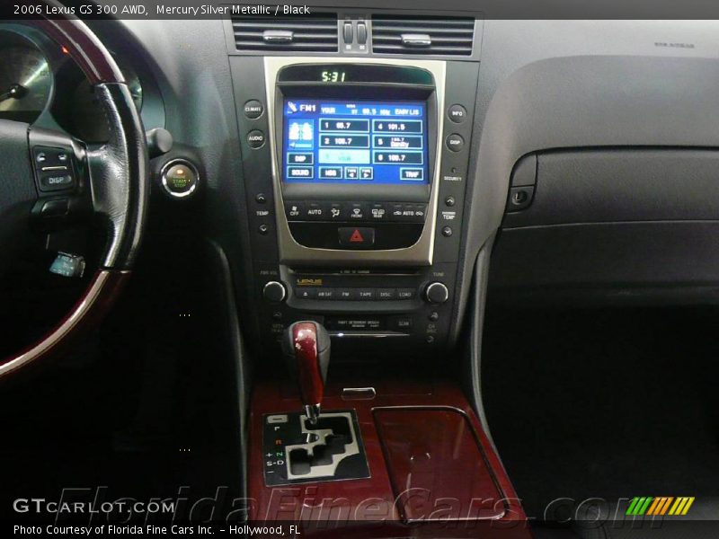 Mercury Silver Metallic / Black 2006 Lexus GS 300 AWD