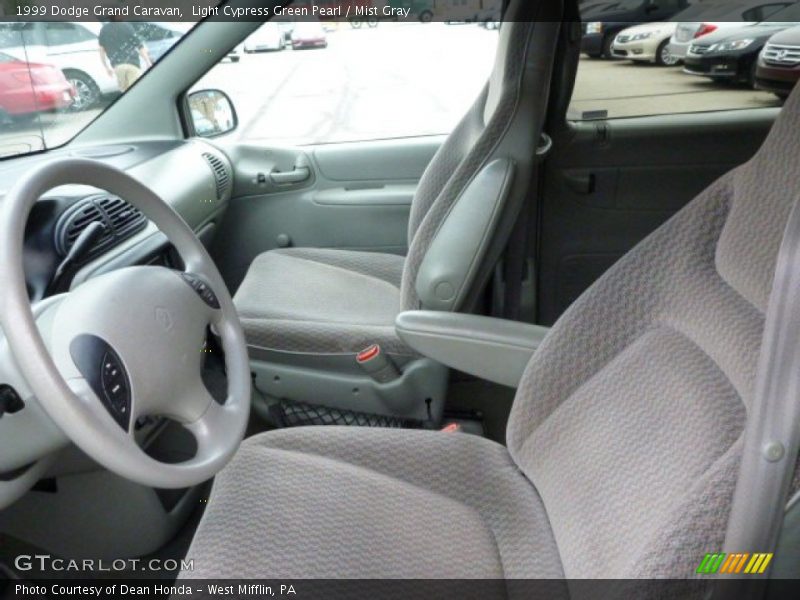 Front Seat of 1999 Grand Caravan 