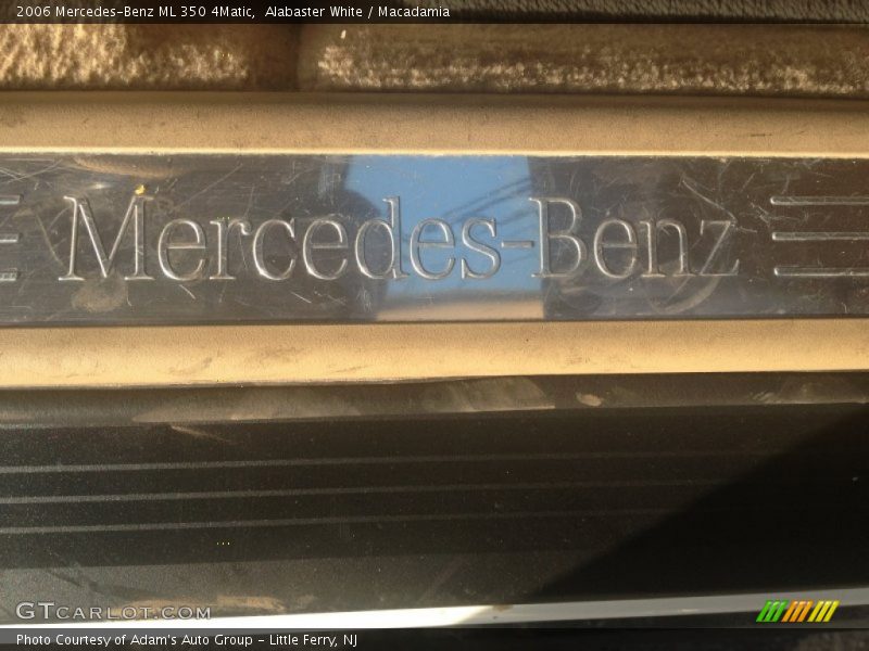 Alabaster White / Macadamia 2006 Mercedes-Benz ML 350 4Matic