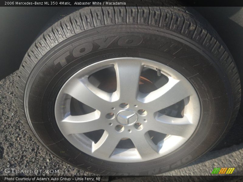 Alabaster White / Macadamia 2006 Mercedes-Benz ML 350 4Matic