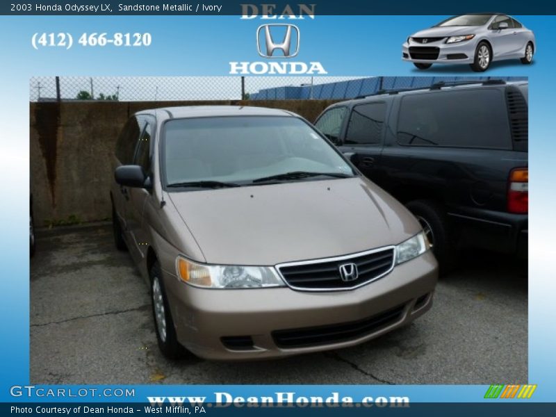 Sandstone Metallic / Ivory 2003 Honda Odyssey LX