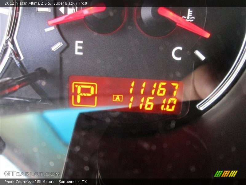Super Black / Frost 2012 Nissan Altima 2.5 S