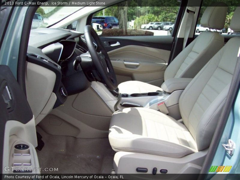  2013 C-Max Energi Medium Light Stone Interior