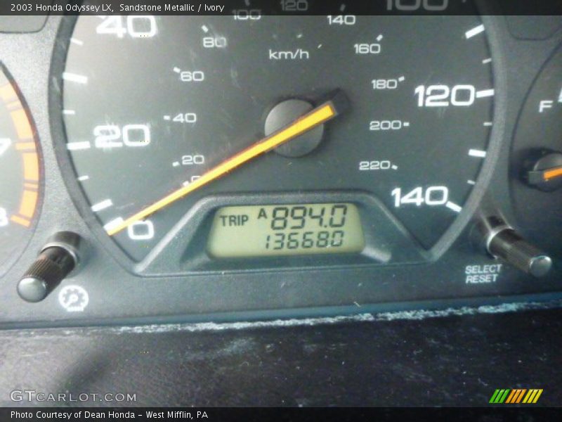 Sandstone Metallic / Ivory 2003 Honda Odyssey LX