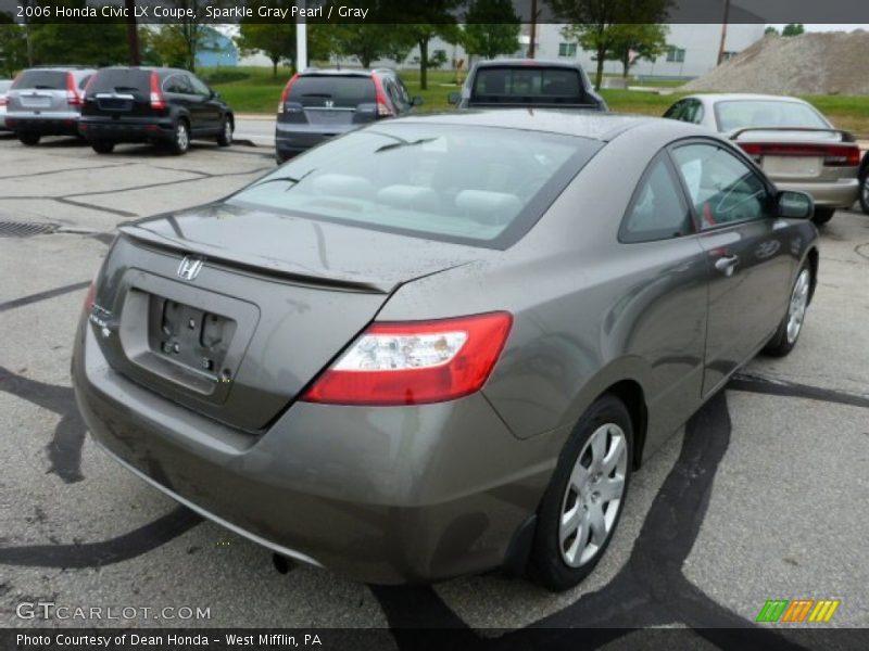 Sparkle Gray Pearl / Gray 2006 Honda Civic LX Coupe