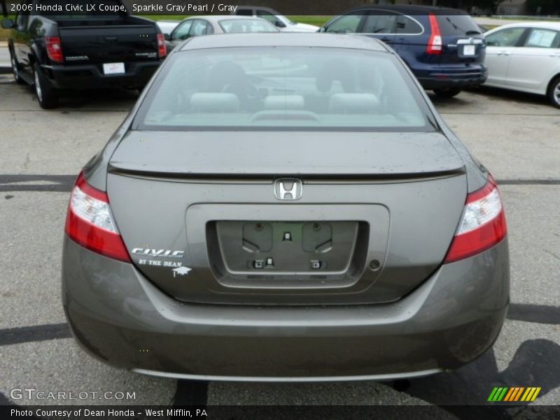 Sparkle Gray Pearl / Gray 2006 Honda Civic LX Coupe