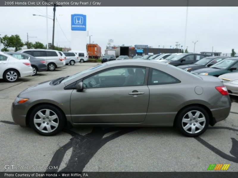 Sparkle Gray Pearl / Gray 2006 Honda Civic LX Coupe