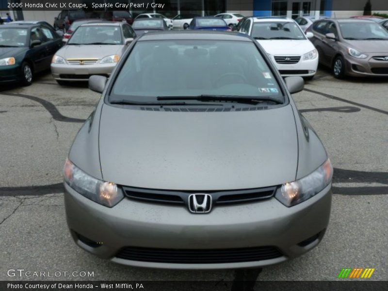 Sparkle Gray Pearl / Gray 2006 Honda Civic LX Coupe