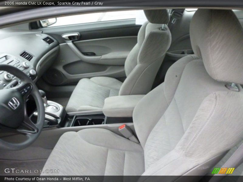 Sparkle Gray Pearl / Gray 2006 Honda Civic LX Coupe