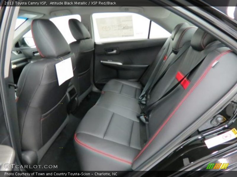 Rear Seat of 2013 Camry XSP