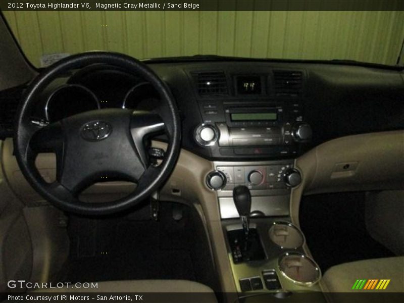 Magnetic Gray Metallic / Sand Beige 2012 Toyota Highlander V6