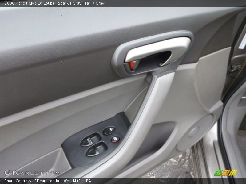 Sparkle Gray Pearl / Gray 2006 Honda Civic LX Coupe