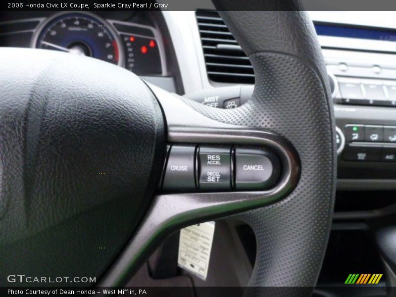 Sparkle Gray Pearl / Gray 2006 Honda Civic LX Coupe