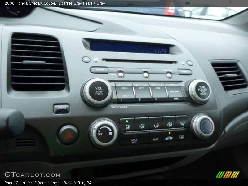 Sparkle Gray Pearl / Gray 2006 Honda Civic LX Coupe