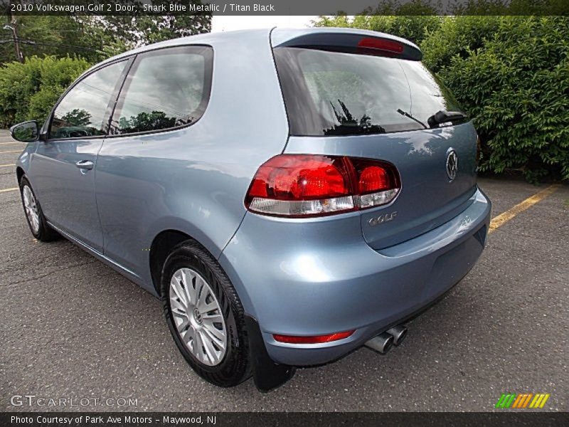 Shark Blue Metallic / Titan Black 2010 Volkswagen Golf 2 Door
