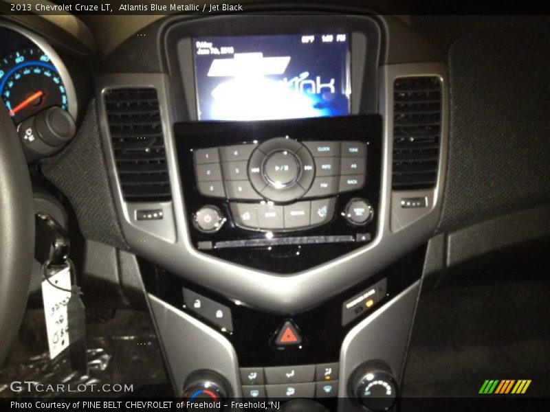 Atlantis Blue Metallic / Jet Black 2013 Chevrolet Cruze LT