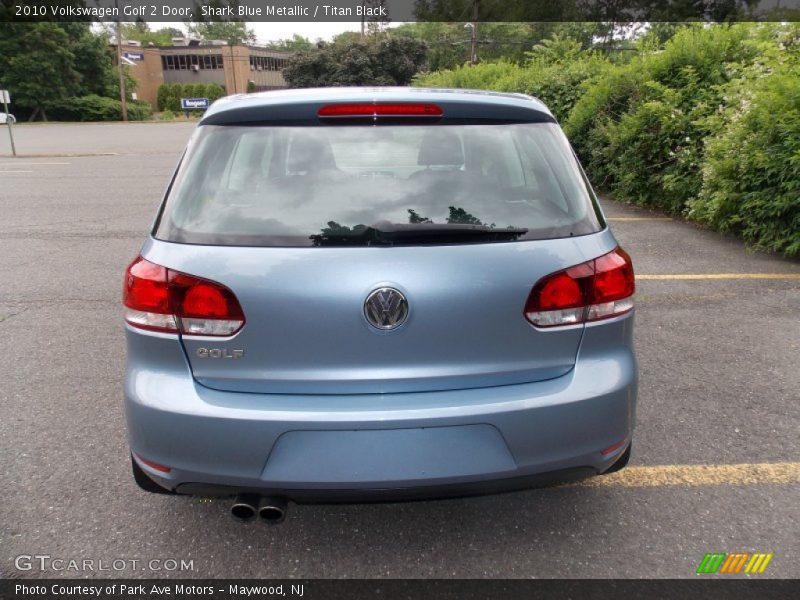 Shark Blue Metallic / Titan Black 2010 Volkswagen Golf 2 Door