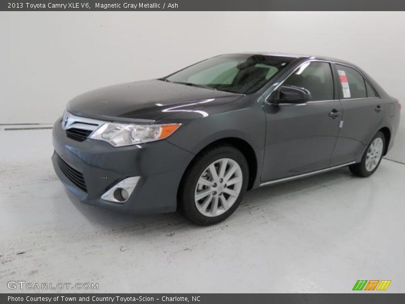 Magnetic Gray Metallic / Ash 2013 Toyota Camry XLE V6