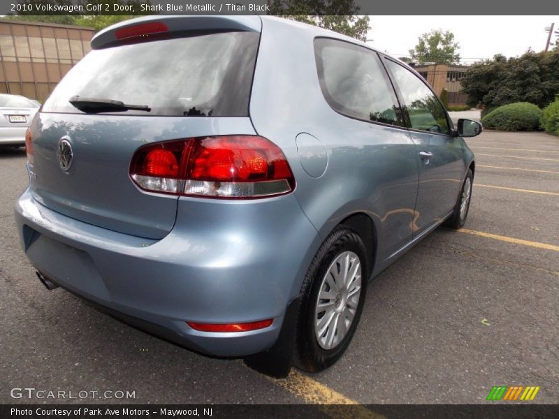 Shark Blue Metallic / Titan Black 2010 Volkswagen Golf 2 Door
