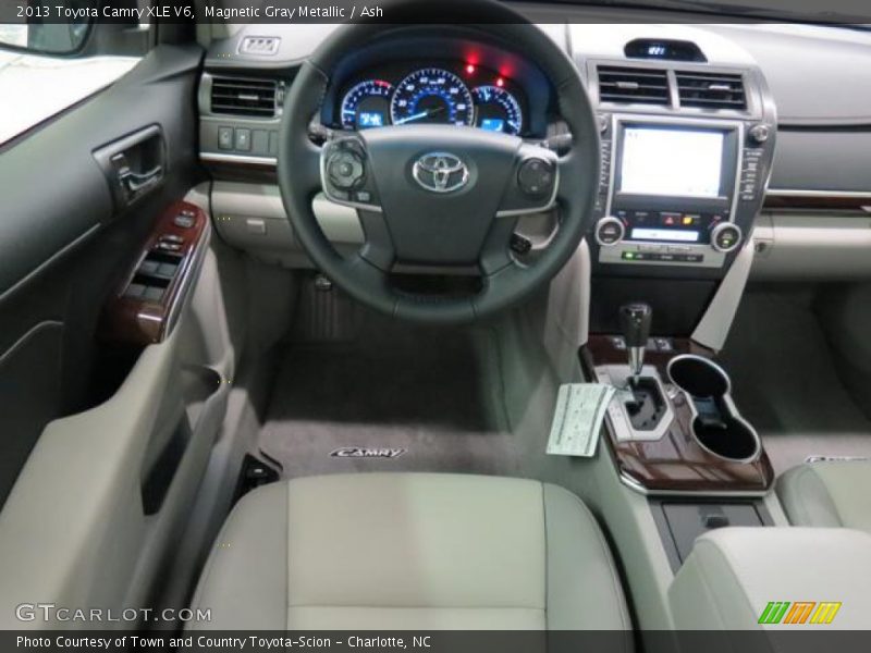 Magnetic Gray Metallic / Ash 2013 Toyota Camry XLE V6
