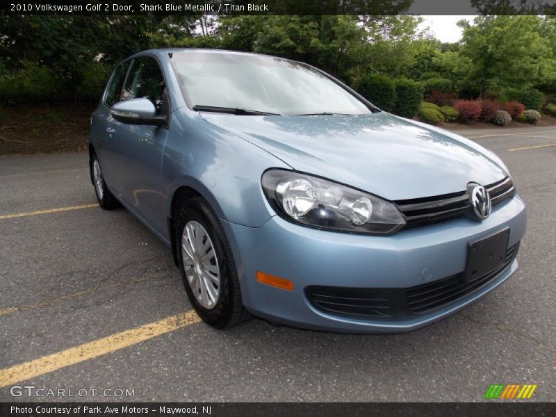 Shark Blue Metallic / Titan Black 2010 Volkswagen Golf 2 Door