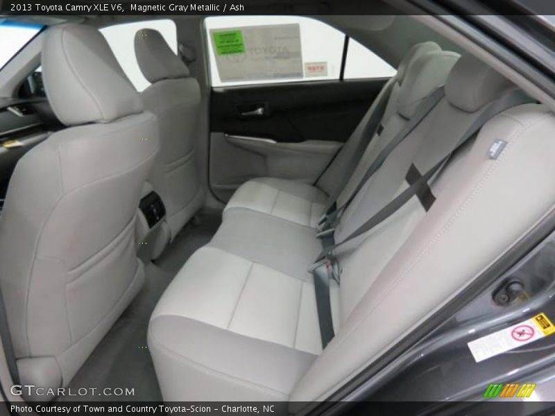 Magnetic Gray Metallic / Ash 2013 Toyota Camry XLE V6