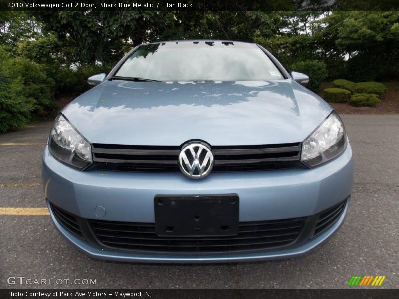 Shark Blue Metallic / Titan Black 2010 Volkswagen Golf 2 Door