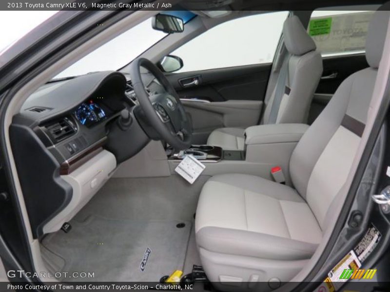  2013 Camry XLE V6 Ash Interior