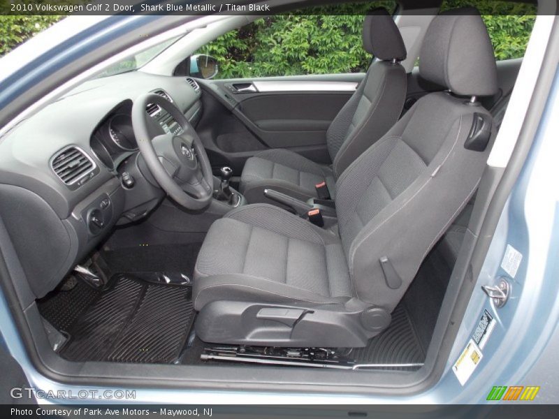 Shark Blue Metallic / Titan Black 2010 Volkswagen Golf 2 Door