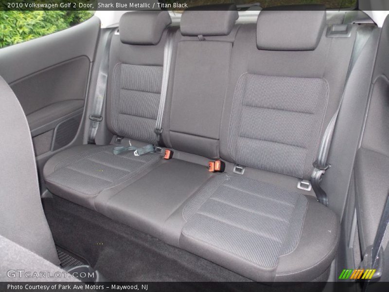 Rear Seat of 2010 Golf 2 Door