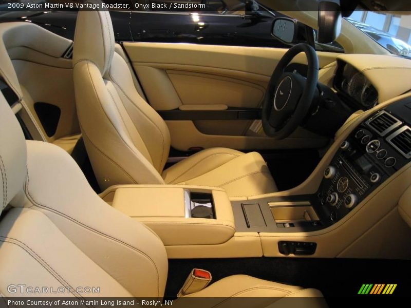 Onyx Black / Sandstorm 2009 Aston Martin V8 Vantage Roadster