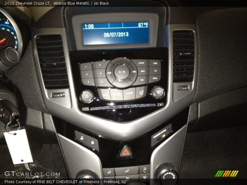 Atlantis Blue Metallic / Jet Black 2013 Chevrolet Cruze LT