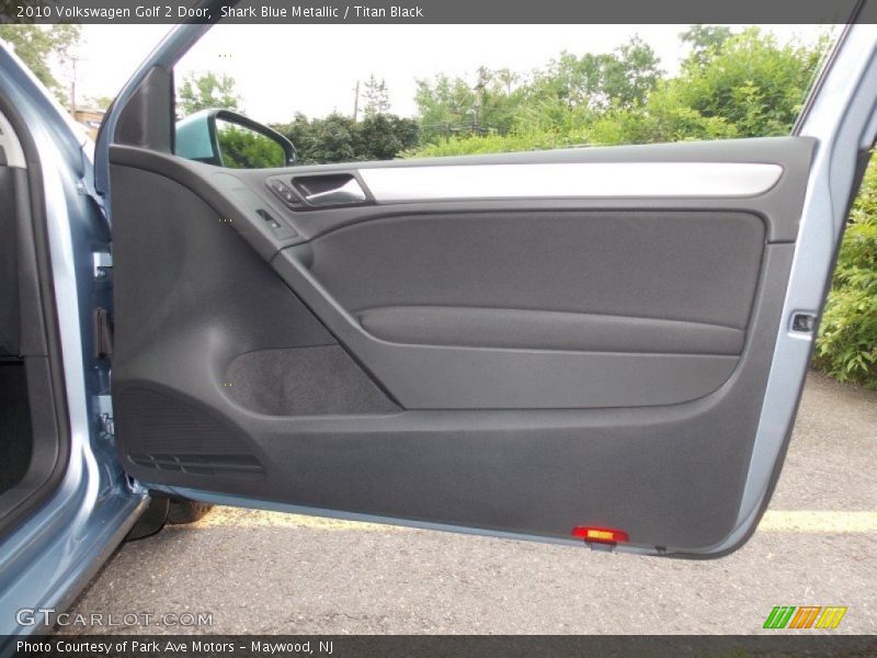 Shark Blue Metallic / Titan Black 2010 Volkswagen Golf 2 Door