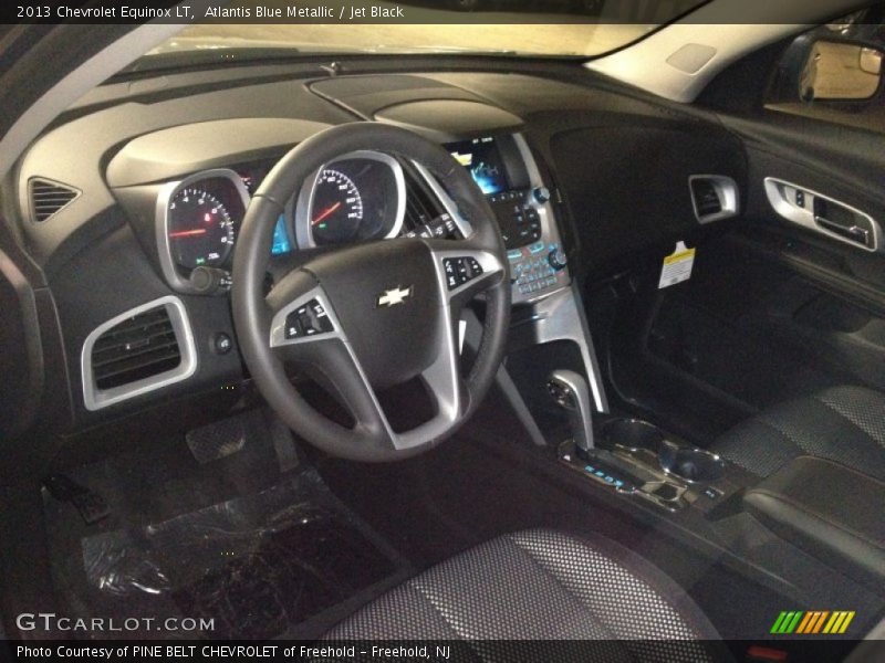 Atlantis Blue Metallic / Jet Black 2013 Chevrolet Equinox LT