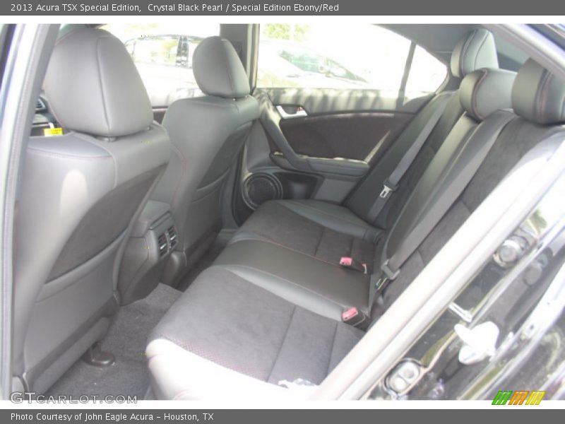 Crystal Black Pearl / Special Edition Ebony/Red 2013 Acura TSX Special Edition