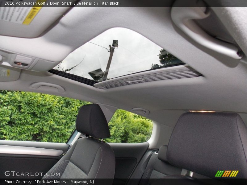 Shark Blue Metallic / Titan Black 2010 Volkswagen Golf 2 Door
