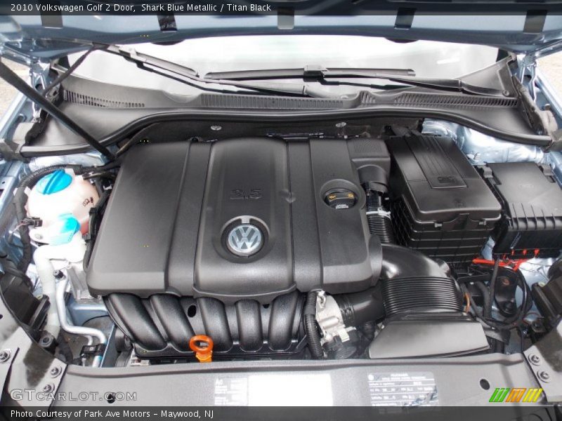  2010 Golf 2 Door Engine - 2.5 Liter DOHC 20-Valve 5 Cylinder
