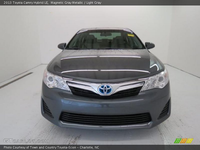 Magnetic Gray Metallic / Light Gray 2013 Toyota Camry Hybrid LE