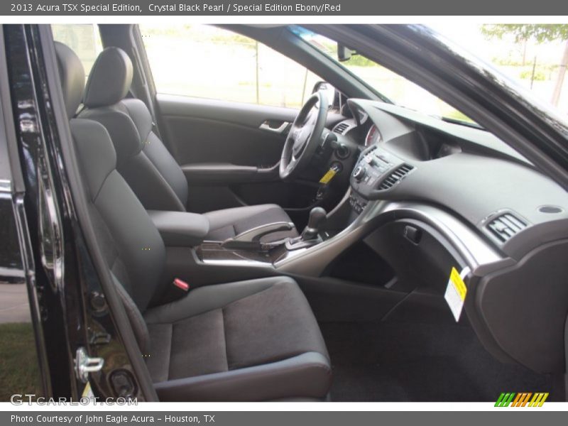 Crystal Black Pearl / Special Edition Ebony/Red 2013 Acura TSX Special Edition