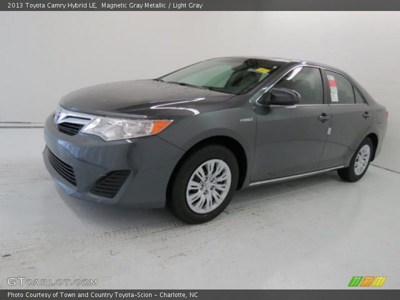 Magnetic Gray Metallic / Light Gray 2013 Toyota Camry Hybrid LE
