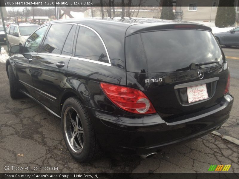 Black / Black 2006 Mercedes-Benz R 350 4Matic
