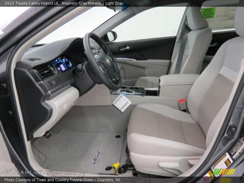 Magnetic Gray Metallic / Light Gray 2013 Toyota Camry Hybrid LE