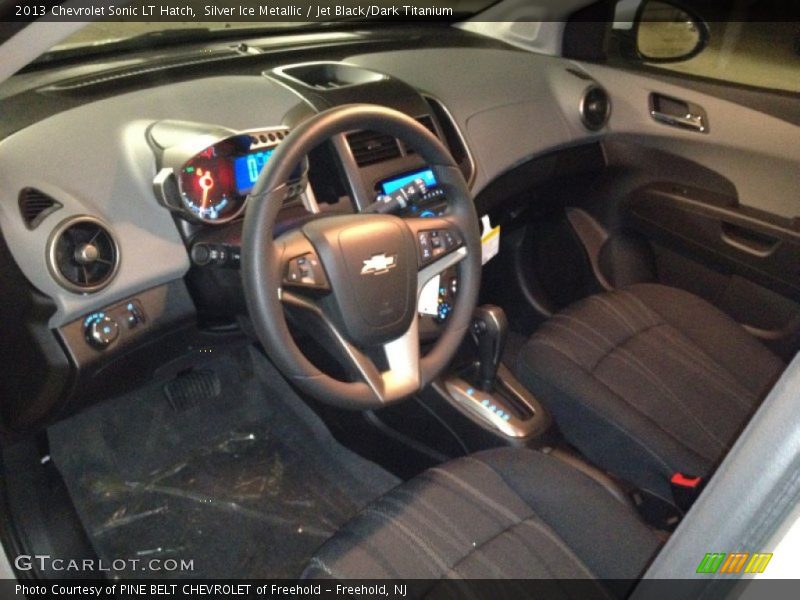Silver Ice Metallic / Jet Black/Dark Titanium 2013 Chevrolet Sonic LT Hatch