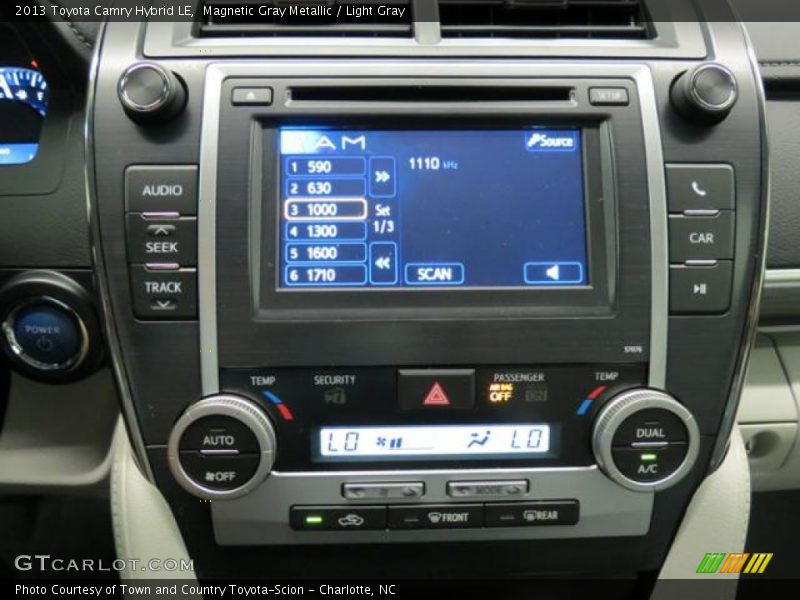 Magnetic Gray Metallic / Light Gray 2013 Toyota Camry Hybrid LE